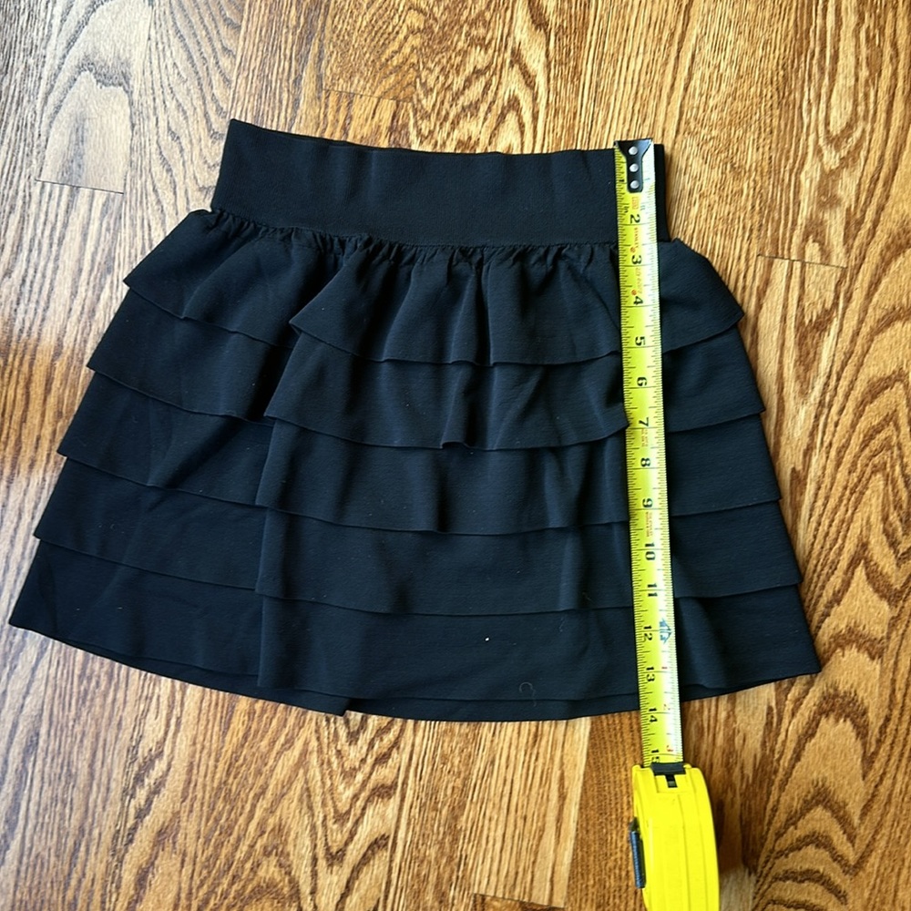 Star Ride Black Ruffle Skirt - Picture 3 of 4